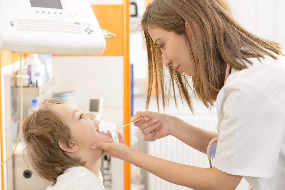 rapid strep test for kids in Rockville